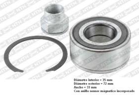 Snr R15357 - KITS RODAMIENTO RUEDA