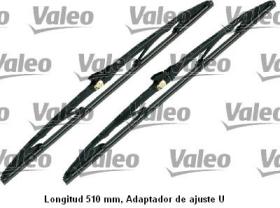 Valeo 576007 - C51 CARTON 2 ESCOBILLAS COMP [SUST]