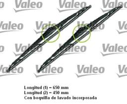 Valeo 574161 - UM202 BLISTER DE 2 ESCOBILLA