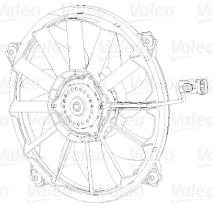 Valeo 696091 - VENTILADOR REFRIGERACION MOTOR PEUGEOT 308