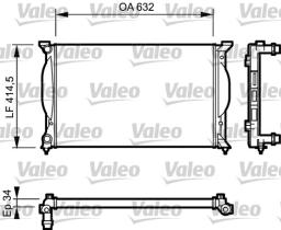 Valeo 732963 - RADIADOR AUDI A4/A6