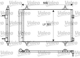 Valeo 818171 - CONDENSER CITROEN C4