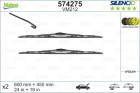 Valeo 574275 - VM212 ESTUCHE 2 ESCOBILLAS   [SUST]