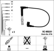 NGK 0736 - JUEGO DE CABLES