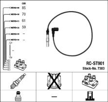 NGK 7303 - JUEGO DE CABLES