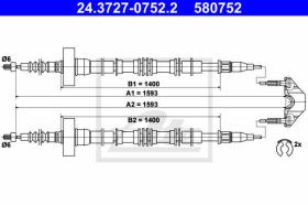  580752 - CABLE FRENO MANO OPEL ASTRA G/VAUXH