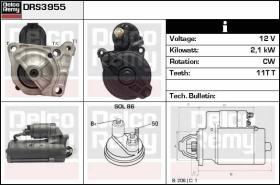 Delco Remy DRS3955 - LD REMAN RENAULT,OPEL,VAUXHALL,NISS