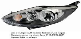  1EJ247045311 - FARO IZQ.NEGRO F.FIESTA 09/08->