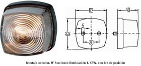  2PF003057041 - LUZ POSICION BLANCA"SIMILAR A 02450