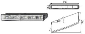 Hella 2PT010043021 - FARO DIURNO DER.LEDAYLINE 12V