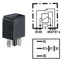 Hella 4RD007814011 - RELE MICRO CONMUTACION 12 V S/SOP