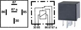 Hella 4RD933332071 - RELE CONMUTACION 24V 10/20 AMP S/S