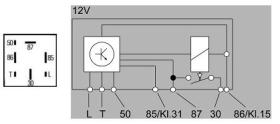 Hella 4RV008188171 - RELE DE PRECALENTAMIENTO