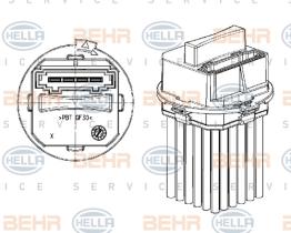 Hella 5DS351320011 - MODULO ELECTRONICO CITROEN C4 CLIMA