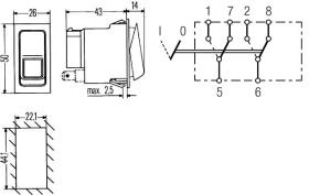 Hella 6FH007832121 - INTERRUPTOR