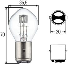 Hella 8GD002084131 - LAMPARA SIM.12V.35/35W.8GD002084-13