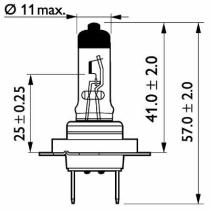  8GH007157241 - LAMPARA H-7 24V.-70W 8GH007157-241