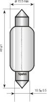 Hella 8GM002091121 - LAMPARA SV8.5-8 12V 18W