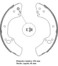 RH - Road House 406800 - ZAPATAS DE FRENO