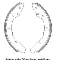 RH - Road House 468600 - ZAPATAS DE FRENO
