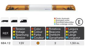 Rinder 68412 - PUENTE LUMINOSO 12V-1,5M