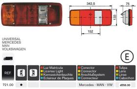 Rinder 72100 - PILOTO DCHO.MERCEDES/MAN/VOLKSWAGEN