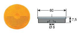 Rinder 746A00 - REFLEX AMBAR C/AGUJERO