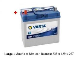 Varta B34 - BLUE DYNAMIC-HUMEDA-12 V(313 2)