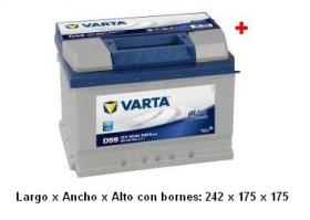 Varta D59 - BLUE DYNAMIC-HUMEDA-12 V(313 2)