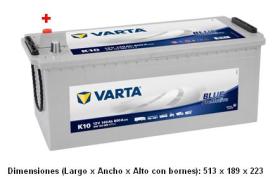 Varta K10 - PROMOTIVE BLUE HUMEDA 12V 140AH 800EN