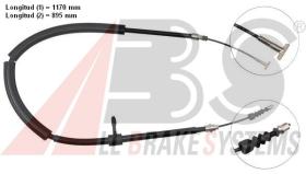 Cabor 25133 - CABLE DE FRENO ALFA ROMEO 147 ALL