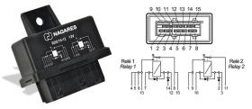 NAGARES MR7 - RELE ESTANCO 30A.12V.C/SOP.PLASTICO