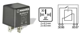 NAGARES MR48 - RELE INTERR.ES 50A.12V.S/SOP.S/RESI