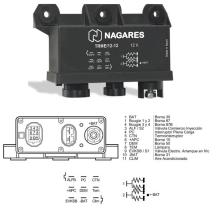 NAGARES MHG49 - TEMPORIZADOR PRE-POSTCALENTAMIENTO 12V 4" RENAULT