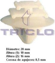 TRICLO 162967 - FIJA.MOLDURA,PARRILLA P-206