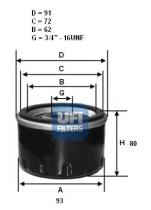  2325700 - FILTRO ACEITE VOLVO