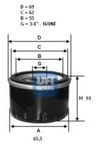  2326600 - FILTRO ACEITE NISSAN
