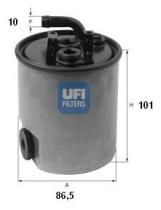 Ufi 2400700 - FILTRO GASOIL