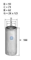 Ufi 2401000 - FILTRO COMBUSTIBLE