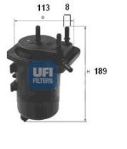 Ufi 2401400 - FILTRO COMBUSTIBLE RENAULT