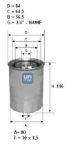 Ufi 2432700 - FILTRO GASOIL ROSC.