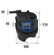 Ufi 2434300 - FILTRO GASOIL CON SENSOR