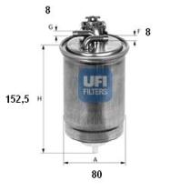 Ufi 2436501 - FILTRO GASOIL
