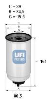  2437100 - FILTRO GASOIL TIPO CAV
