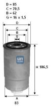  2437901 - FILTRO GASOIL ROSC.