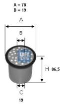  2438800 - FILTRO GASOIL TIPO CAV
