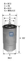  2439400 - FILTRO GASOIL ROSC.