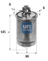  2440000 - FILTRO GASOIL ROSC.
