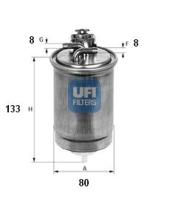Ufi 2441500 - FILTRO GASOIL