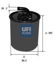 Ufi 2441600 - FILTRO GASOIL